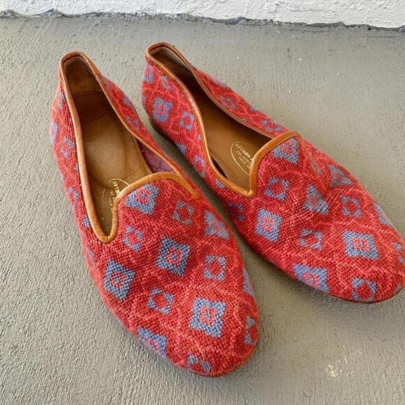 Shoes - Women's Pink and Multi Loafer